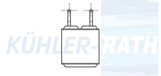 Heizkhler passend fr Opel