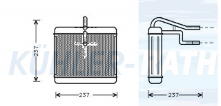 Heizkhler passend fr Rover