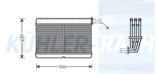 Heizkhler passend fr BMW