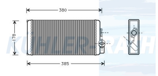 Heizkhler passend fr Mercedes-Benz