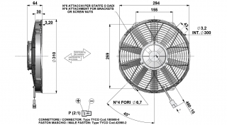 Ventilator passend fr Comex