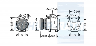 Kompressor passend fr Hyundai/Kia