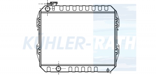 Wasserkhler passend fr Toyota/VW