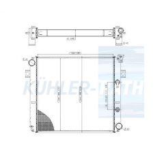 Wasserkhler passend fr Toyota/Nissan