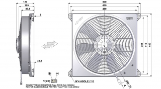 Ventilator passend fr Comex