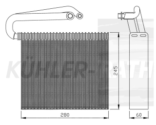 Verdampfer passend fr Opel/Saab/Cadillac/Fiat/Vauxhall