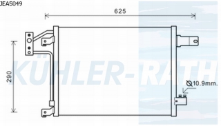 Kondensator passend fr AMC/Jeep