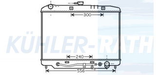 Wasserkhler passend fr Opel/Isuzu