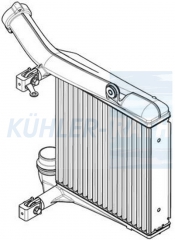 Ladeluftkhler passend fr Porsche