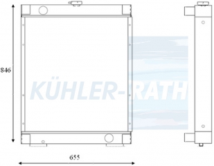 Wasserkhler passend fr Caterpillar