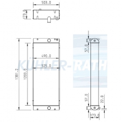 Wasserk�hler passend f�r Volvo