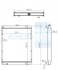 Wasserkhler passend fr Sumitomo