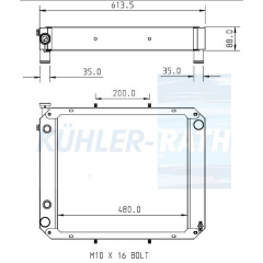 Wasserk�hler passend f�r Hyster/Yale
