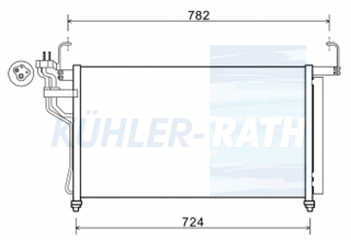 Kondensator passend fr Hyundai