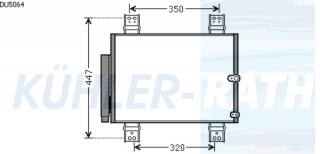 Kondensator passend fr Daihatsu