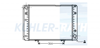 Wasserkhler passend fr Mercedes-Benz