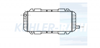 Wasserkhler passend fr Ford