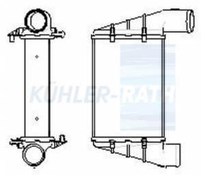 Ladeluftkhler passend fr Audi/VW