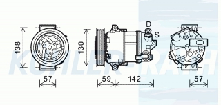 Kompressor passend fr Alfa Romeo