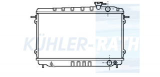 Wasserkhler passend fr Honda