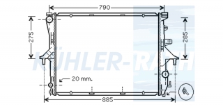 Wasserkhler passend fr VW/Audi