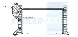 Wasserkhler passend fr Mercedes-Benz