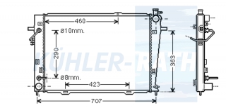 Wasserkhler passend fr Hyundai/Kia