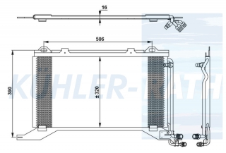 Kondensator passend fr Mercedes-Benz
