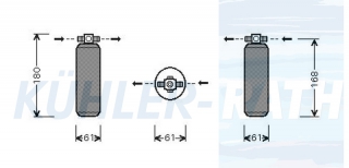 Trockner passend fr Honda/Ford/Rover/Toyota