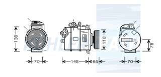 Kompressor passend fr Audi