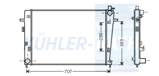 Wasserkhler passend fr Kia/Hyundai