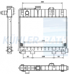 Wasserkhler passend fr BMW