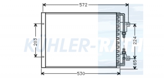 Kondensator passend fr Fiat/Lancia