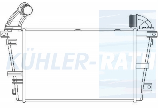 Ladeluftkhler passend fr Opel