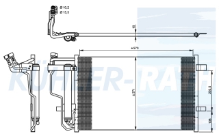 Kondensator passend fr Mazda