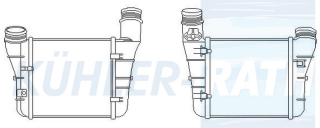 Ladeluftkhler passend fr Audi/Seat/VW