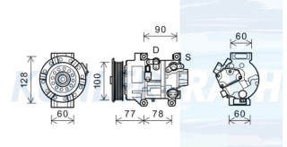 Kompressor passend fr Toyota