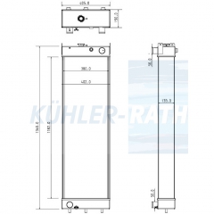 Wasserkhler passend fr Kobelco