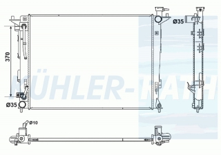 Wasserkhler passend fr Hyundai/Kia