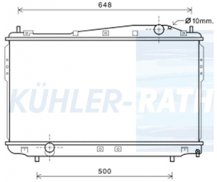 Wasserkhler passend fr Chevrolet