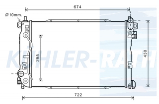 Wasserkhler passend fr Chevrolet