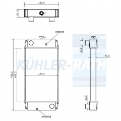 Wasserk�hler passend f�r Cummins