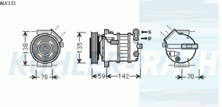 Kompressor passend fr Alfa