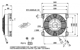 Ventilator passend fr Comex