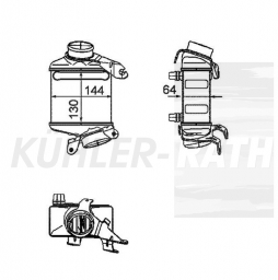 Ladeluftkhler passend fr BMW