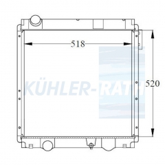 Wasserk�hler passend f�r Mitsubishi