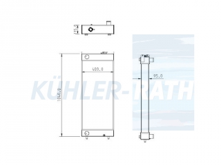 Wasserk�hler passend f�r Case/Sumitomo