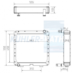 Wasserk�hler passend f�r Case IH/Steyr