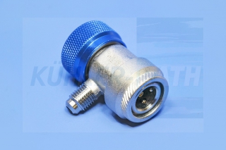 Klimazubehr passend fr Niederdruckseite Manuel R134a 1/4” FL-M x 13 mm Schnellkupplung