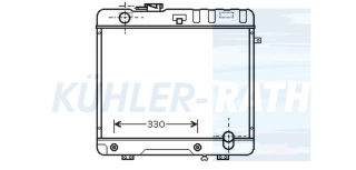 Wasserkhler passend fr Mercedes-Benz